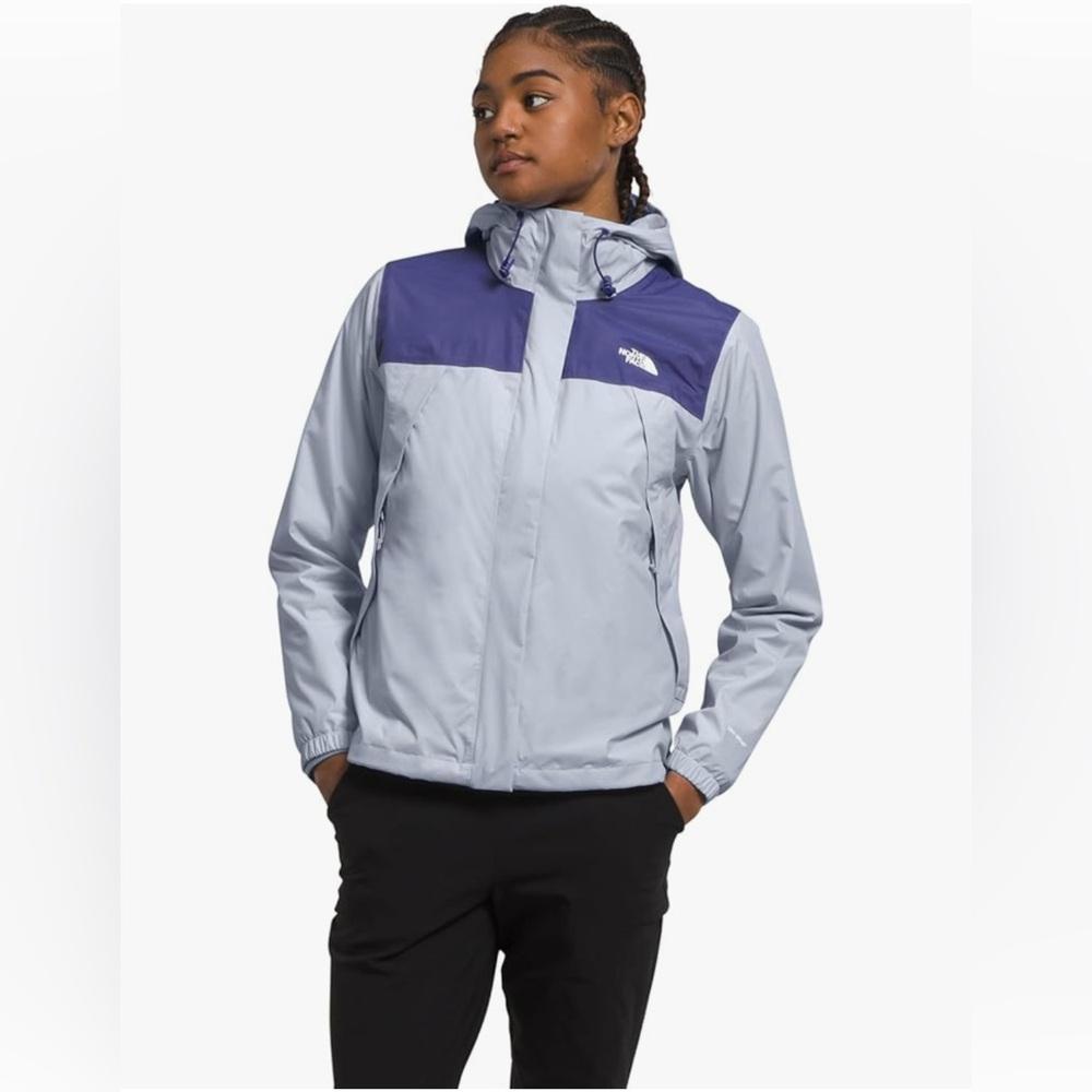 THE NORTH FACE Women's Antora Triclimate Jacket, Dusty Periwinkle/Cave Blue